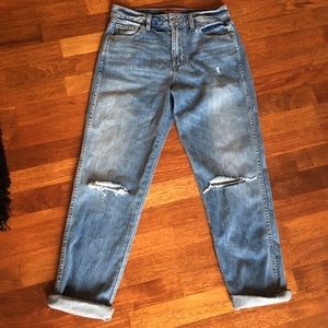 Lucky Brand high rise tomboy jeans